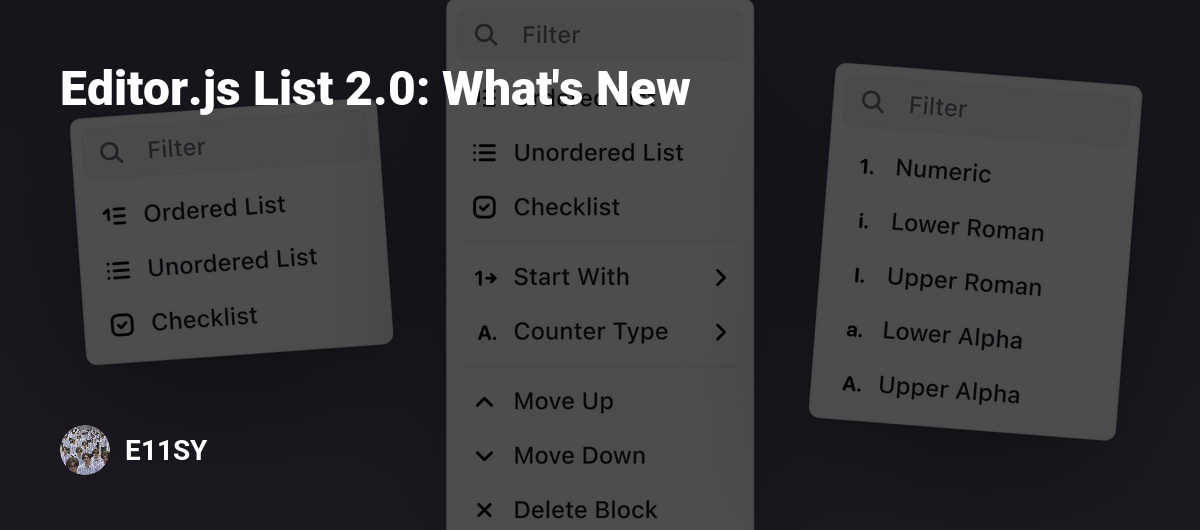 Editor.js List 2.0: What's New